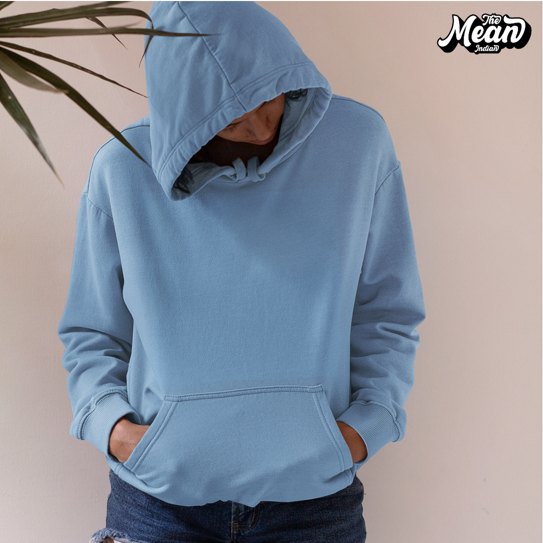 Oversized baby store blue hoodie