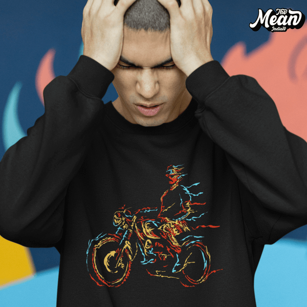 Abstract Motorbike - Men's Sweatshirt