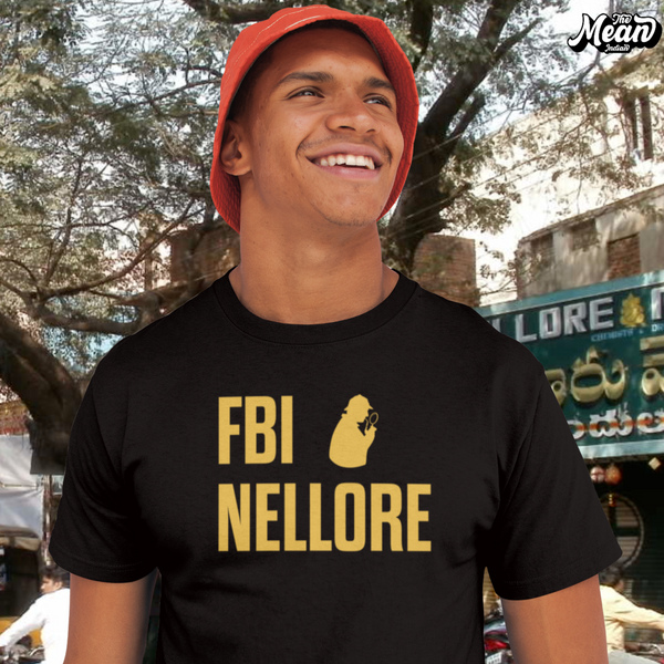 FBI Nellore - Men's Telugu T-shirt