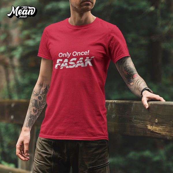 Fasak - Men's Telugu T-shirt - Dark