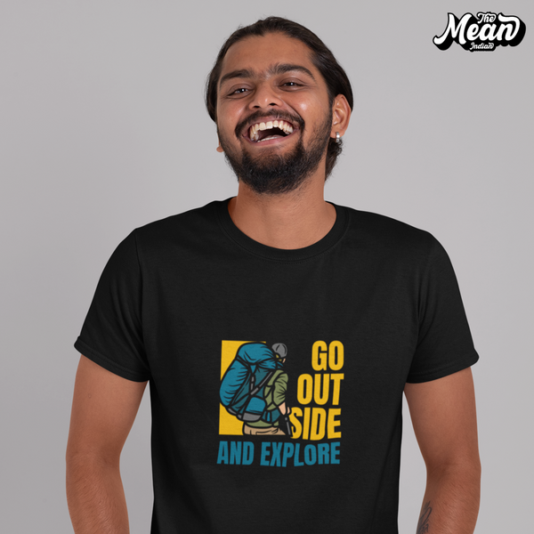 Go Outside And Explore - Boring Men's T-shirt