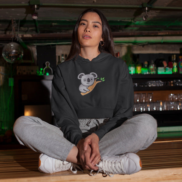 Koala - Women's Crop Hoodie