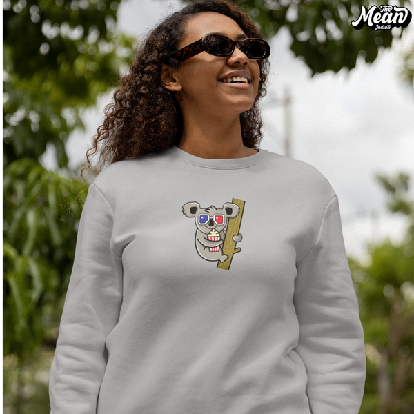 Koala - Women's Melange Grey Sweatshirt (Unisex)