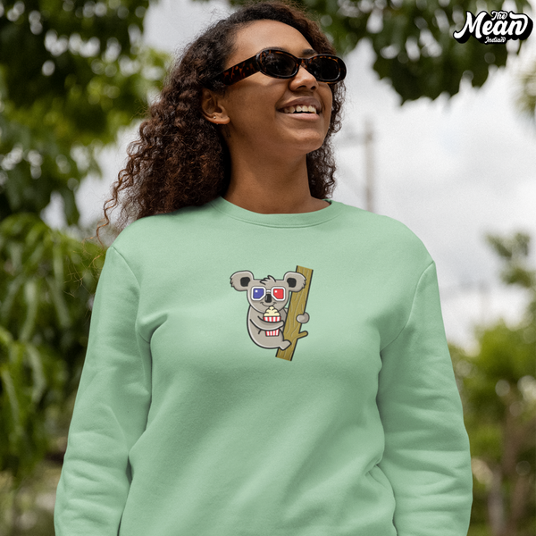 Koala - Women's Mint Green Sweatshirt (Unisex)