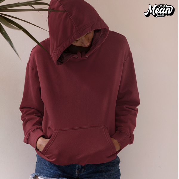 Maroon women's hoodie (Unisex)