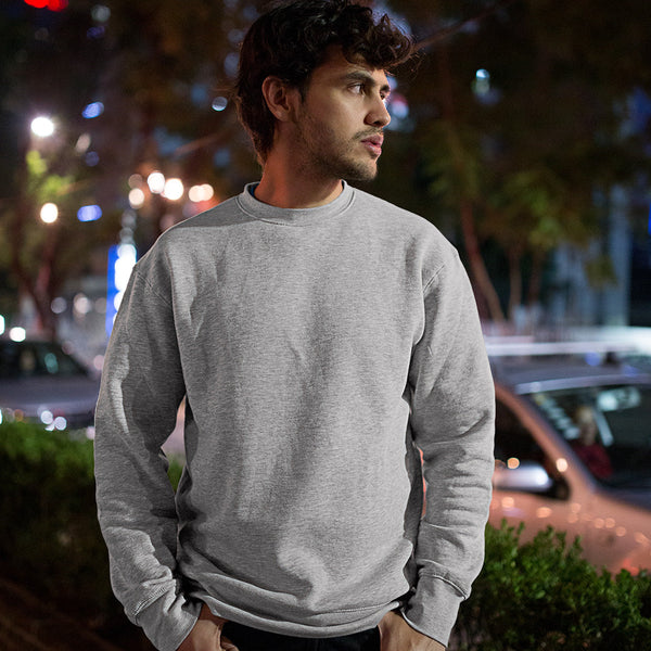 Melange Grey Men's Sweatshirt