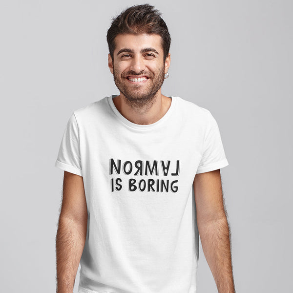 Normal is Boring - Men's T-shirt