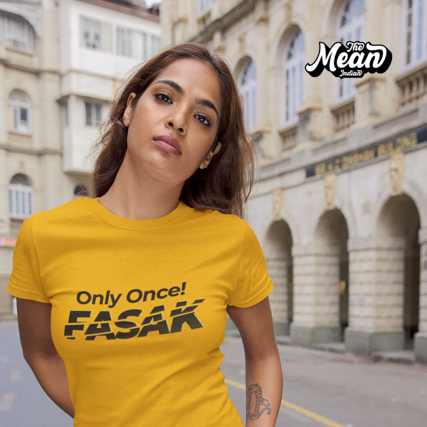 Only Once Fasak - Women's Telugu T-shirt