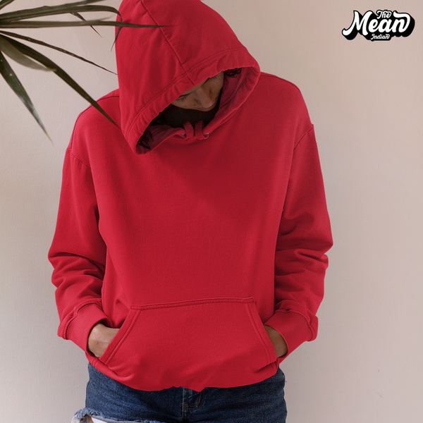 Red women's Hoodie (Unisex)