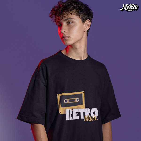 Retro Music - Oversized T-shirt