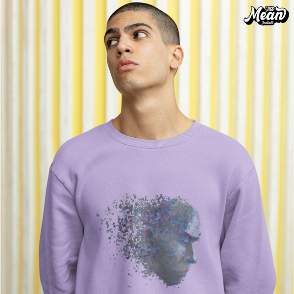 VR Face - Men's Iris Lavender Sweatshirt