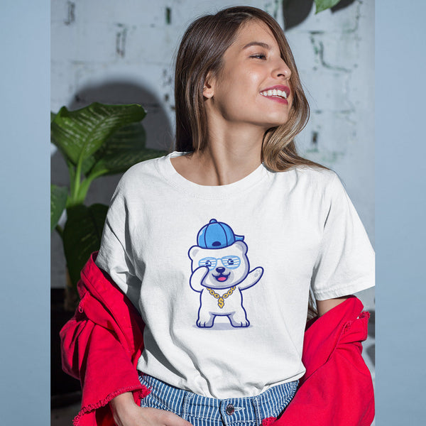 Women's Dab Polar Bear T-shirt